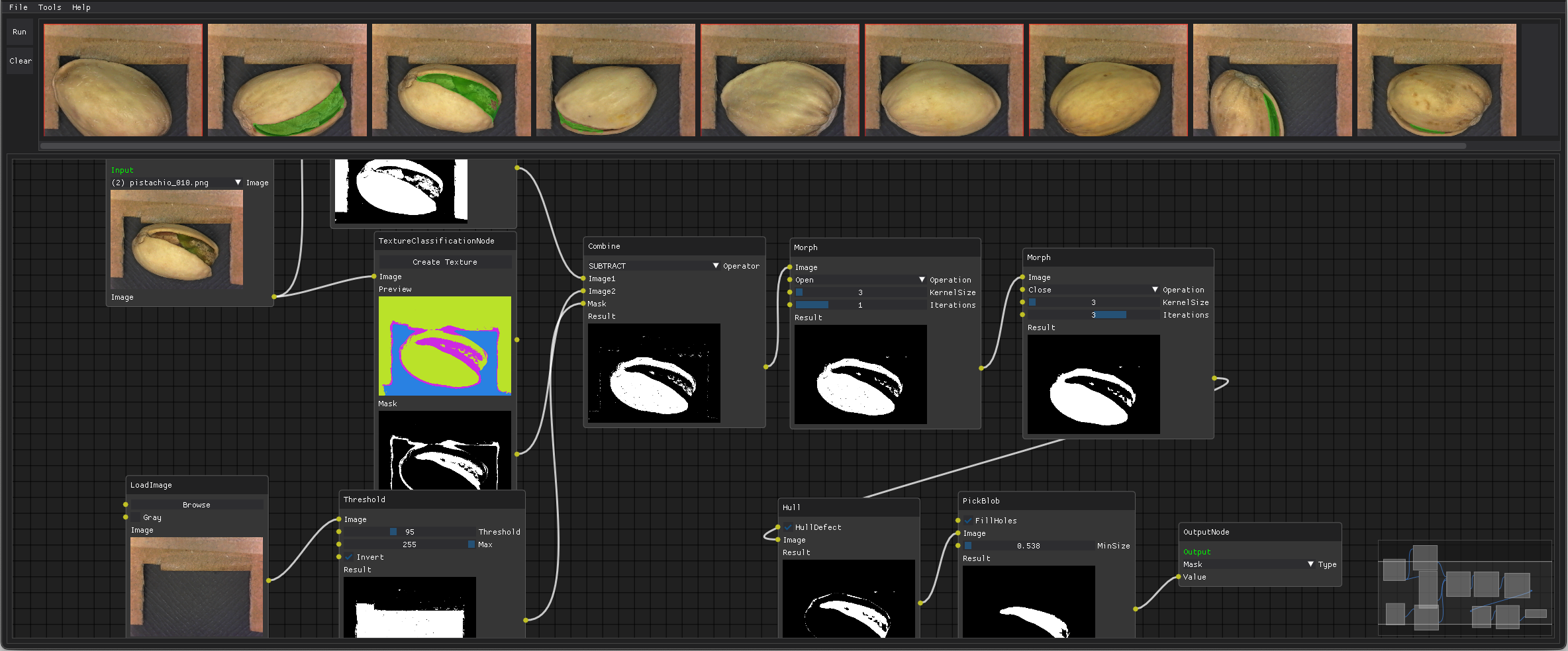Screenshot of the Lenscraft Graphical User Interface